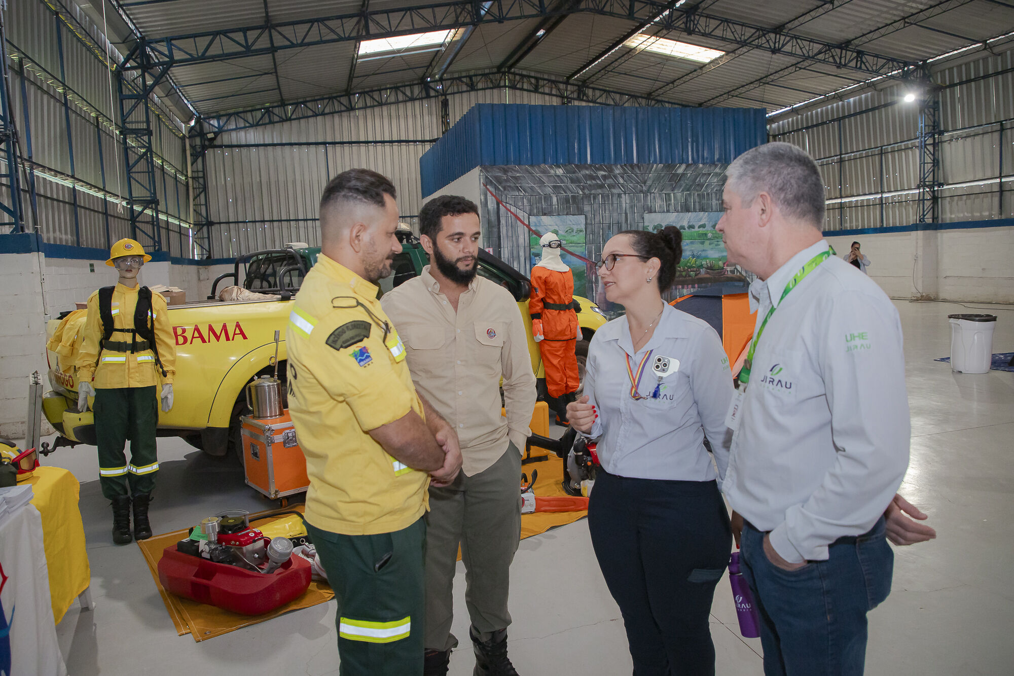 NO GALPÃO DE NOVA MUTUM - JIRAU ENERGIA REALIZA 3ª FEIRA DE CONSCIENTIZAÇÃO E PREVENÇÃO CONTRA QUEIMADAS
